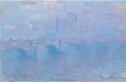 "Waterloo Bridge, effet de brouillard" (1903) de Claude Monet (W 1592)