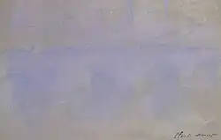 "Waterloo Bridge" (1900 ou 1901) pastel de Claude Monet (W P102)