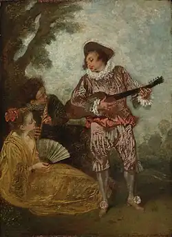 Antoine Watteau :Le Lorgneur