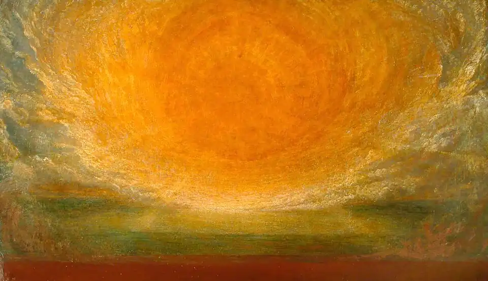 Après le Déluge ; Le 45e jour, 1886, Compton, Watts Gallery (en).