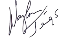 signature de Waylon Jennings