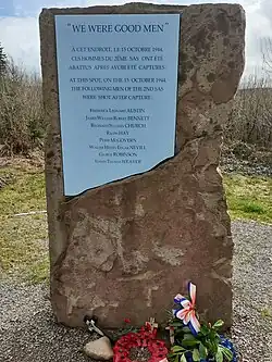 SAS-Mémorial "We were good men", La Grande-Fosse.