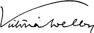 signature de Victoria Welby