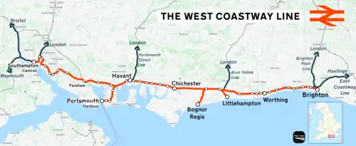 Ligne de la Côte de l'Ouest (en)