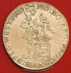 Ducat d'argent. Frise-Occidentale, 1794, Enkhoorn.