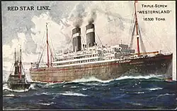 carte postale du Westernland