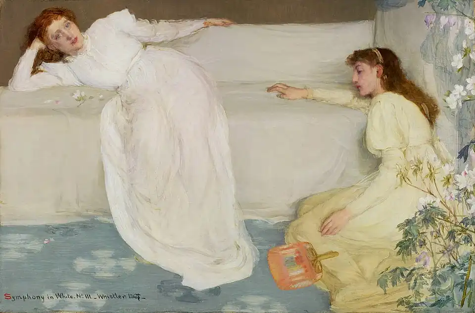 Symphonie en blanc n° 3, 1865-1867, Barber Institute of Fine Arts, Birmingham