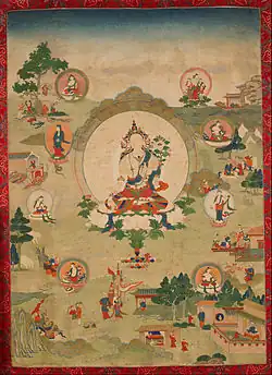 Thangka représentant Tārā blanche, XIXe siècle, Rubin Museum of Art
