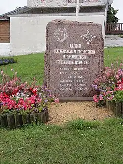 Monument aux morts des guerres d'Indochine et d'Algérie.