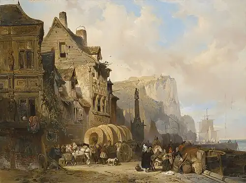 Port en Normandie (1836)Collection privée