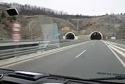 Le Tunnel de Brđani (Autoroute A2).