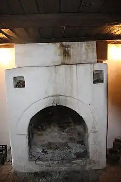 L'intérieur de la maison.