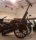 Un canon Krupp 7,7 cm FlaK L/35 AA au Musée royal de l'armée à Bruxelles.