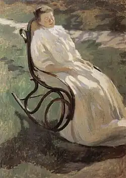 Dame dans une chaise à bascule (1897), galerie Tretiakov