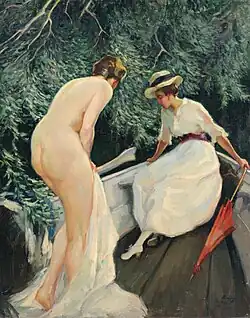 Baignade, 1924