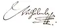 Signature de Guillaume VWilhelm V