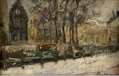 Bords de canal enneigéCollection privée