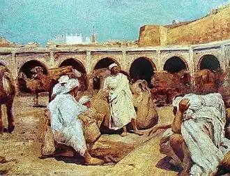 Marché à Tanger, 1890Musées royaux des Beaux-Arts de Belgique