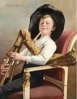 Jeune joueur de cornemuseCollection privée