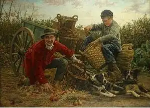 Les Vendeurs de pommes aux chiens, 1884Collection privée