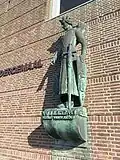 Statue de Guillaume Ier à Katwijk aan Zee (Oswald Wenckebach, 1954).