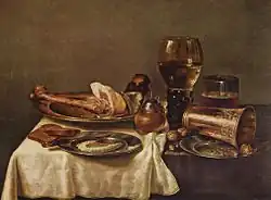 Nature morte au jambon, 1635Alte Pinakothek, Münich