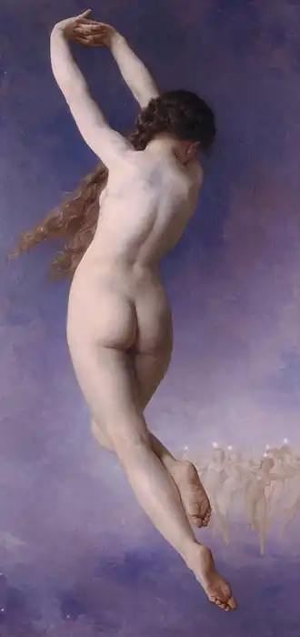 L'Etoile Perdue (1884) par William-Adolphe Bouguereau : Mérope avec ses sœurs en arrière-plan.