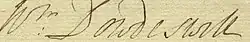 signature de William Dowdeswell