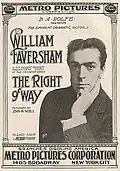 Dans The Right of Way&nbsp;(it) (1915, poster promotionnel)
