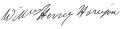 Signature de William H. Harrison