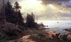 Vue de l'île des Monts Déserts, 1859