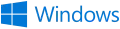 Logo de Windows de 2015 à 2021. Sur Windows 10.