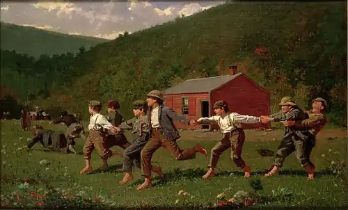 Snap the Whip, 1872Butler Institute of American Art