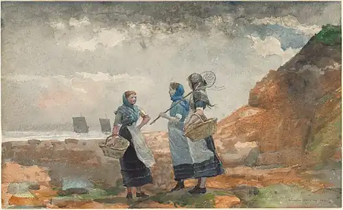 Three Fisher Girls, 1881
