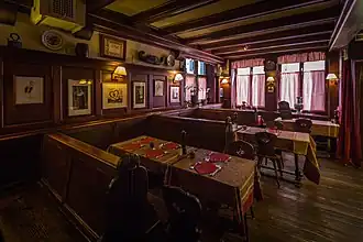 Winstub Chez Yvonne de Strasbourg.