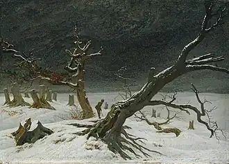 Caspar David Friedrich : Paysage d'hiver (1811)