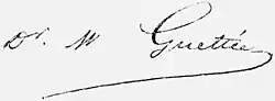 signature de Wladimir Guettée