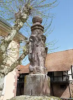 Stèle aux quatre divinités.