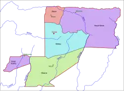 Départements du Woleu-Ntem