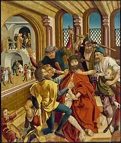 Wolfgang Katzheimer&nbsp;(de), La moquerie du Christ, v. 1500.