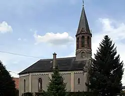 Église protestante,côté sud-ouest.