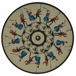 Disque de "fantascope" de THOMAS TALBOT BURY (1811-1877)