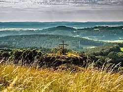 Vue depuis la colline de Neubürg (587&nbsp;m) vers l'ouest.