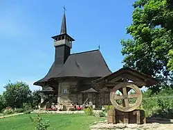 Église en bois d'Hirișeni, déplacée à Chișinău.