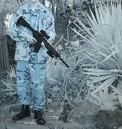 Camouflage boisé IR.