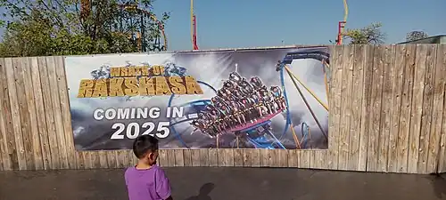 Chantier de Wrath of Rakshasa à Six Flags Great America