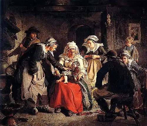 La Sorcière bretonne (1872), Bradford, Angleterre, Art Galleries and Museum.