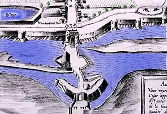 sur le plan Picart de 1618,