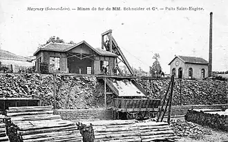Le puits Saint-Eugène (Saint-Sernin-du-Plain, minerai de fer).