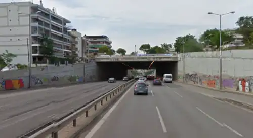 La A24 près de Voúlgari.